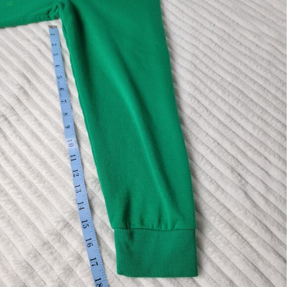 Ugly Christmas Sweater Sweatshirt Green Meowy Christmas Cat Size Large Party - Picture 7 of 7